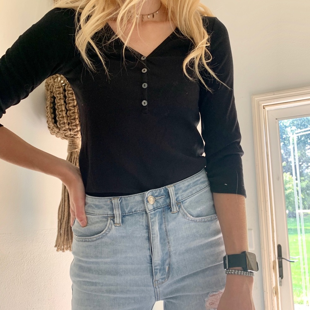 cute black shirt